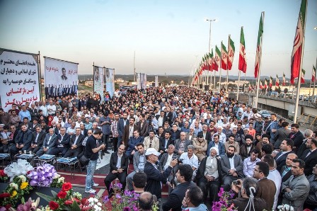آیین بازگشایی فاز دوم پل سردار شهید نوری