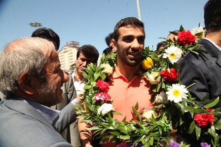 استقبال از مدال آوران جام‌جهانی کشتی   مازندران