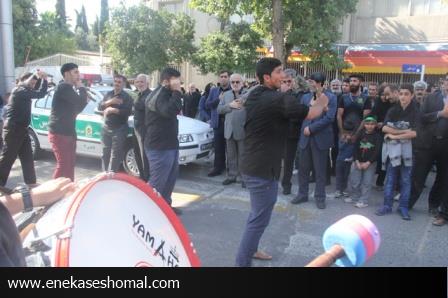 عزاداری و اقامه نماز ظهرروز عاشورا در ساری