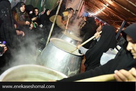 مراسم حلیم پزان نذری ۲۸صفر،ساری