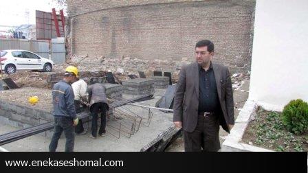 بازدید شهردار ساری از پروژه های عمرانی در پادگان سابق ساری