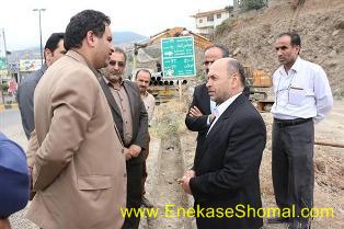 بازدید مدیرعامل گاز مازندران از پروژه گازرسانی به مرزن آباد