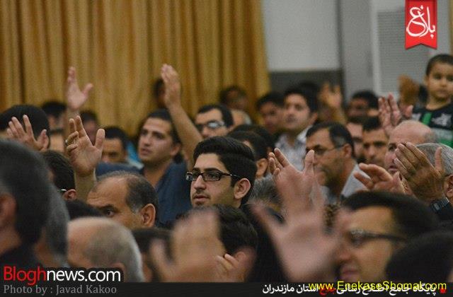 مراسم احیاء شب قدر در حسینیه عاشقان ساری