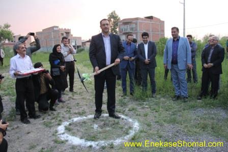 آیین کلنگ زنی 14 پروژه عمومی و ورزشی محلات شهر آمل