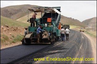 اجرای عملیات روكش آسفالت محورهای روستایی ساری