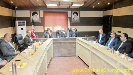جلسه هم اندیشی مسئولین سازمان عمران شهرداری ساری و کاشان