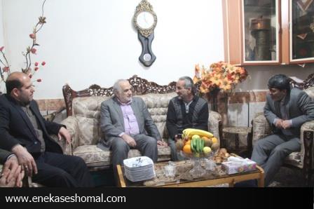 ديدار استاندار مازندران با دو جانباز و آزاده سرافراز در شهرستان نكا