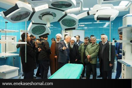 افتتاح بیمارستان ولایت معاونت بهداشت و درمان سپاه کربلا در ساری