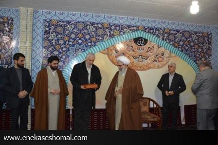 دیدار شهردار و جمعی از پرسنل شهرداری قائمشهر با حضرت آیت الله معلمی