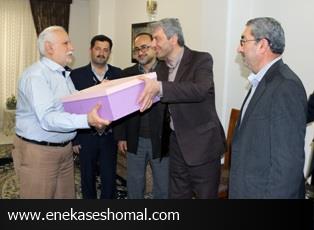 دیدار مدیر عامل آبفار مازندران با خانواده شهید امر به معروف و نهی از منکر در آمل