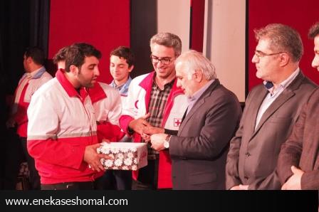 مراسم تجلیل از فعالان طرح‌های نوروزی هلال احمر مازندران و گرامیداشت هفته هلال احمردرساری