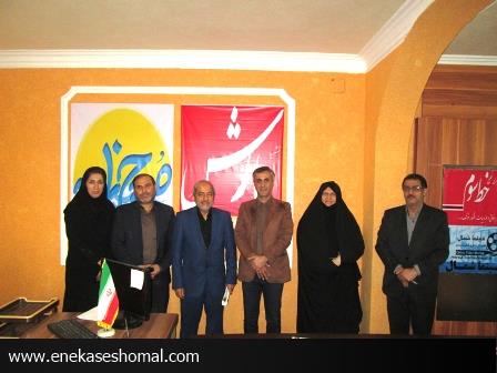 حضوردکتر یونسی معاون سیاسی امنیتی استانداری مازندران در دفترنشریه هارش