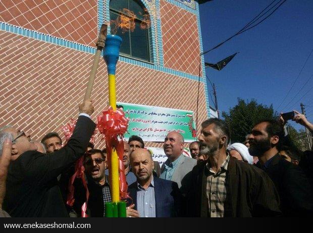 مشعل گاز در 6 روستای بخش هزارجریب نکاء و بهشهر روشن شد