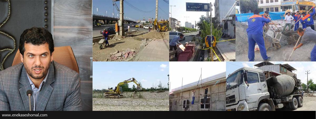 شتاب پیشرفت پروژه های عمرانی سازمان عمران شهرداری ساری با ورود مهندس هاشمی