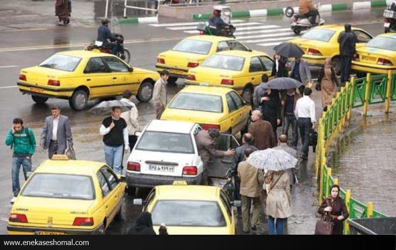 خبابان های مازندران 2 برابر ظرفیت مسافر ، تاکسی دارد