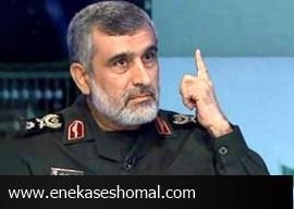 فیلم/ هشدار شدید سردار حاجی زاده به اسرائیل؛ ۱۰۰ درصد می زنیم