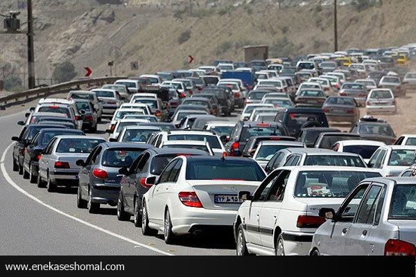 ترافیک پرحجم و روان در جاده‌های مازندران
